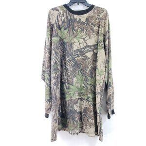 BJ'S Lightweight Camouflage T-Shirt Mens Size 3XL Long Sleeve Crew Neck Casual